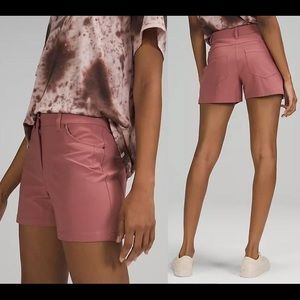 EUC City Sleek High Rise Shorts 4” Spiced Chai size 12